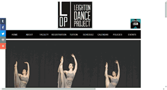 Desktop Screenshot of leightondanceproject.com